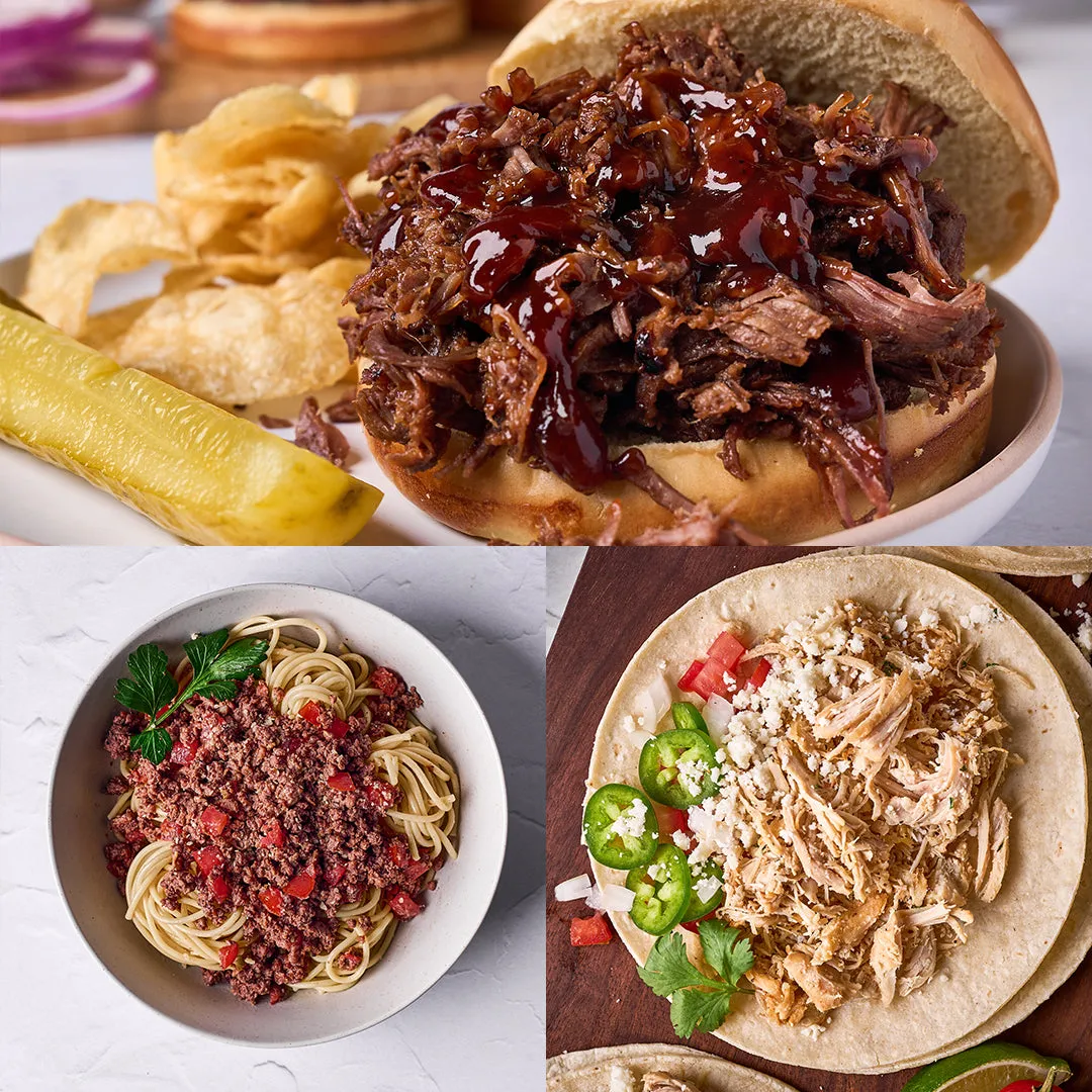 3 PROTEIN MIXED CANNED MEAT 28OZ   FREE MYSTERY GEAR