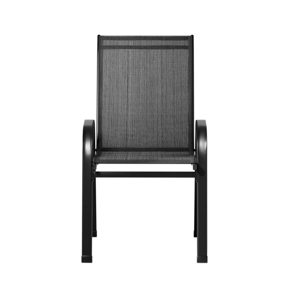 4PC Weather-Resistant Stackable Outdoor Dining Chairs Gardeon