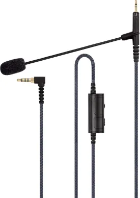 Ablet Boom Microphone Cable - Boompro Gaming Mic Compatible with Sennheiser HD598, HD598Cs, HD560s, HD598SE, HD620S, HD400PRO, HD599 Headphones - Xbox One PlayStation PS4 Controller, PC(150CM)