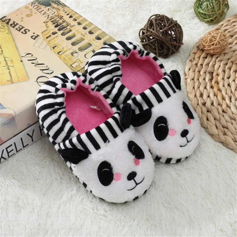 Baby Girl's Premium Soft Plush Slippers Cartoon Warm Winter House Shoes