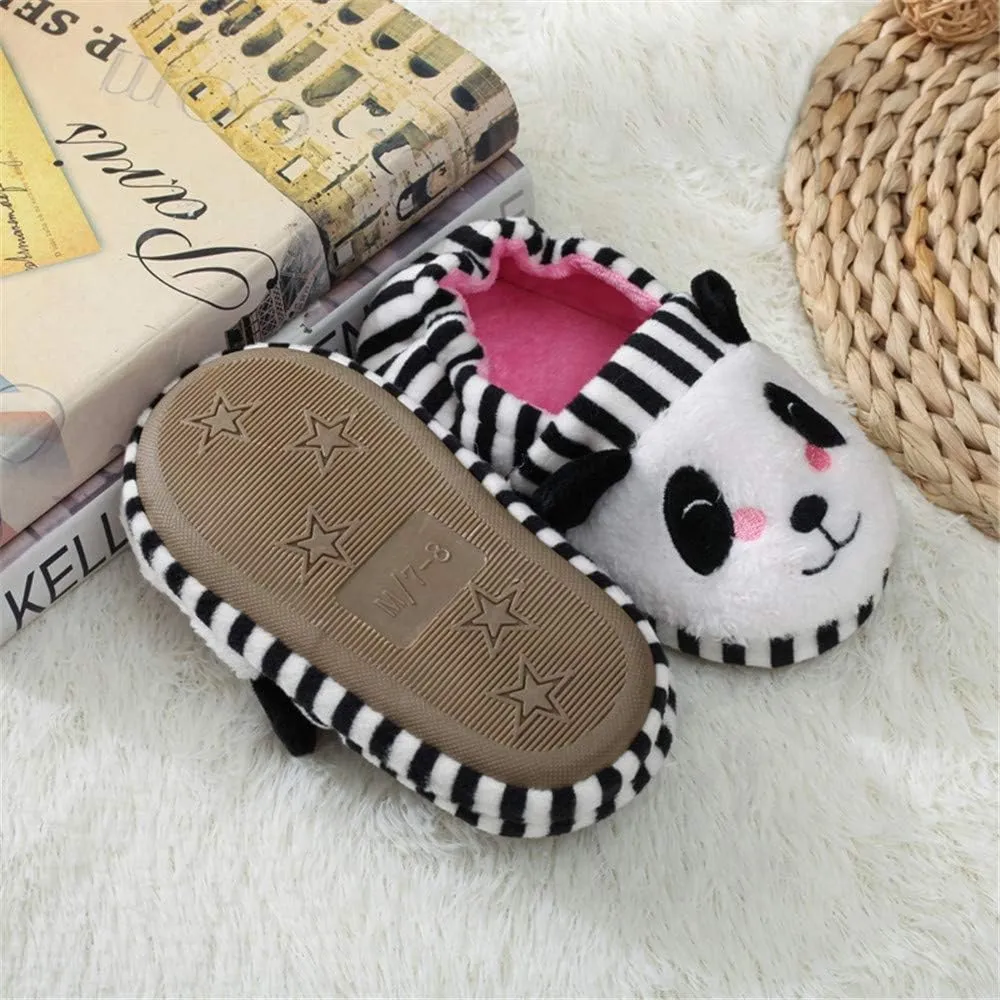 Baby Girl's Premium Soft Plush Slippers Cartoon Warm Winter House Shoes