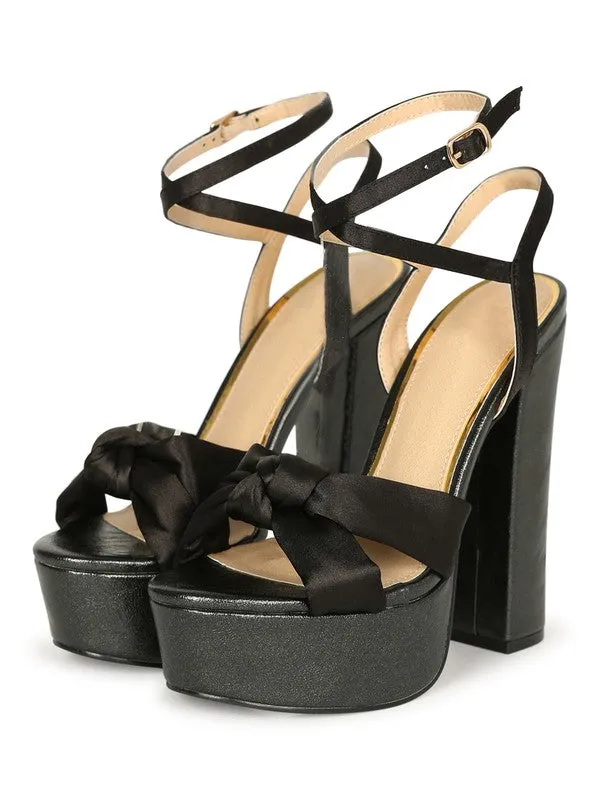 Black Womens Platform Heels