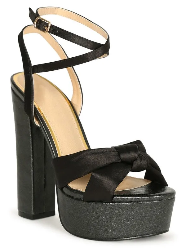 Black Womens Platform Heels