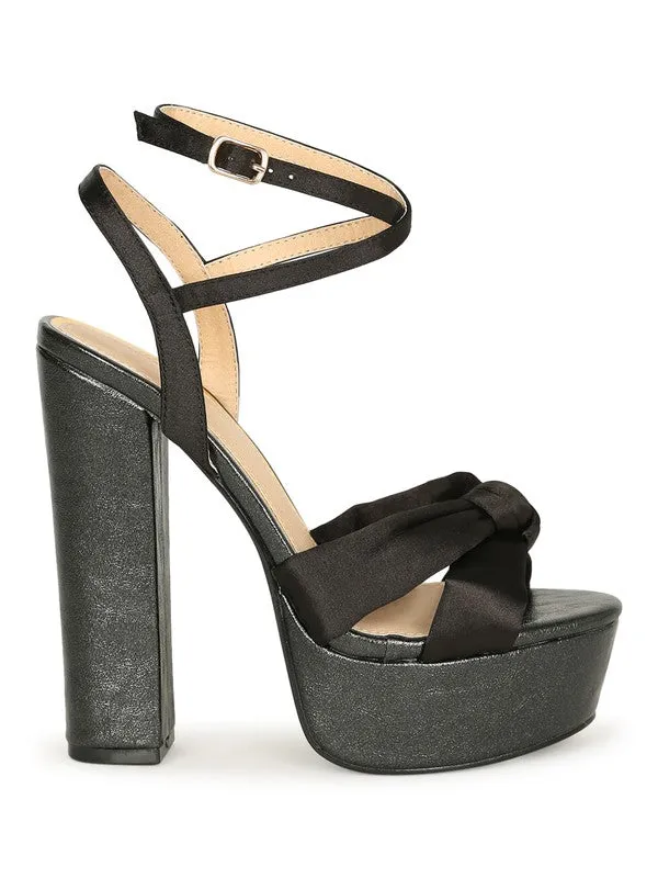 Black Womens Platform Heels