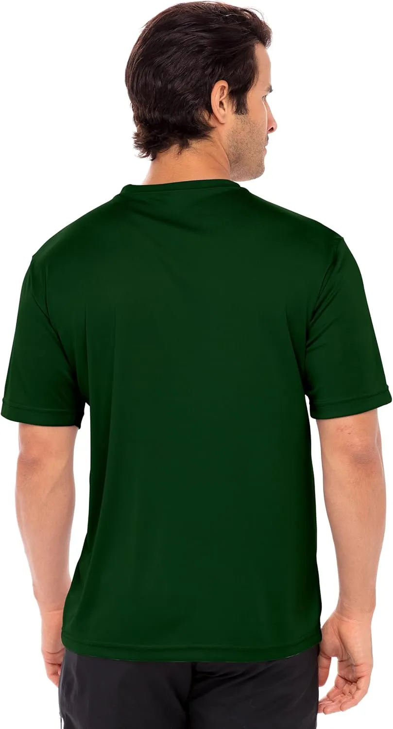 Opna Men's Big & Tall Short Sleeve Moisture Wicking Athletic T-Shirts Regular Sizes & XLT's