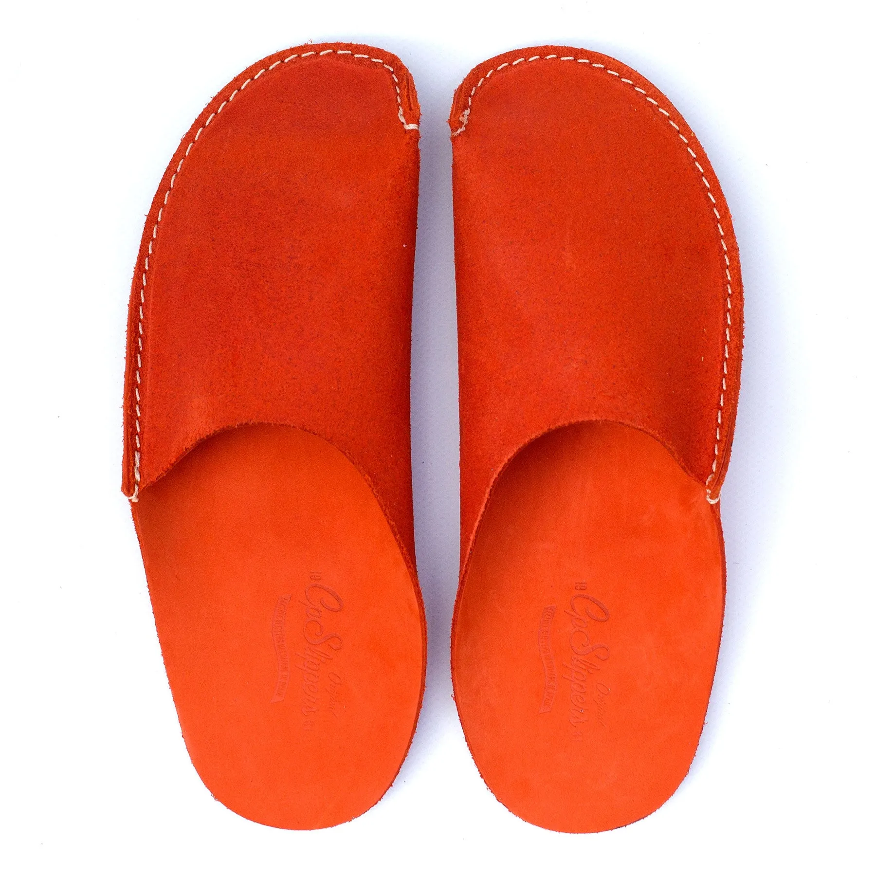 Orange CP Slippers Minimalist
