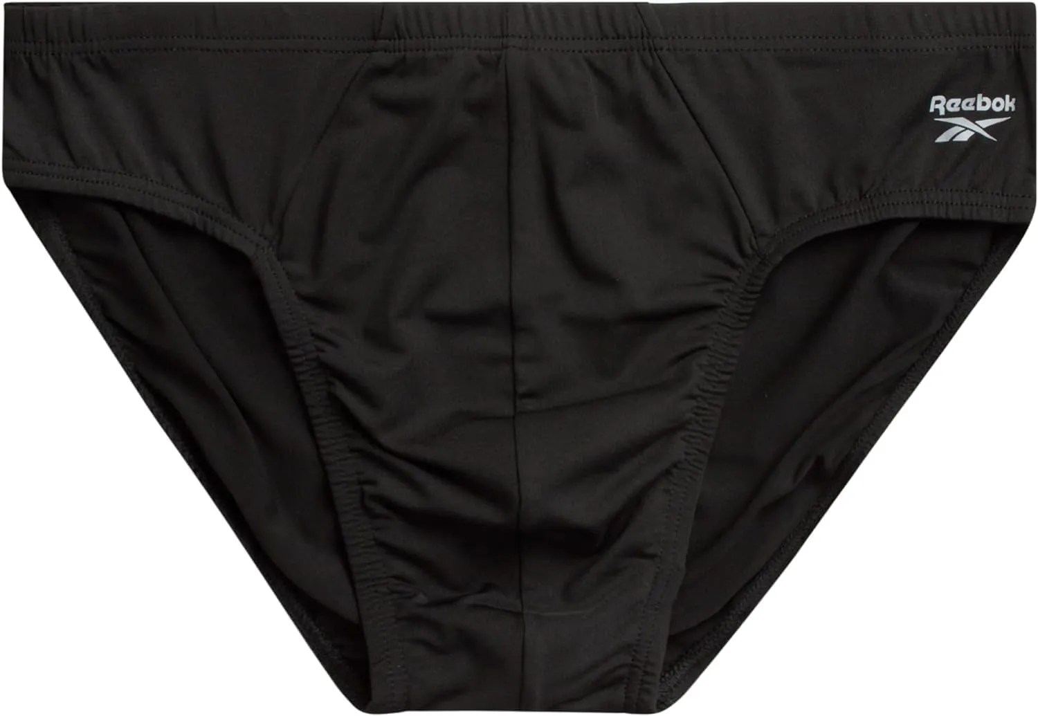 Reebok Mens Underwear Briefs - 5 Pack Quick Dry Soft Stretch Low Rise Briefs for Men - Performance Mens Athletic Underwear
