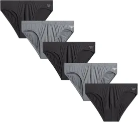 Reebok Mens Underwear Briefs - 5 Pack Quick Dry Soft Stretch Low Rise Briefs for Men - Performance Mens Athletic Underwear