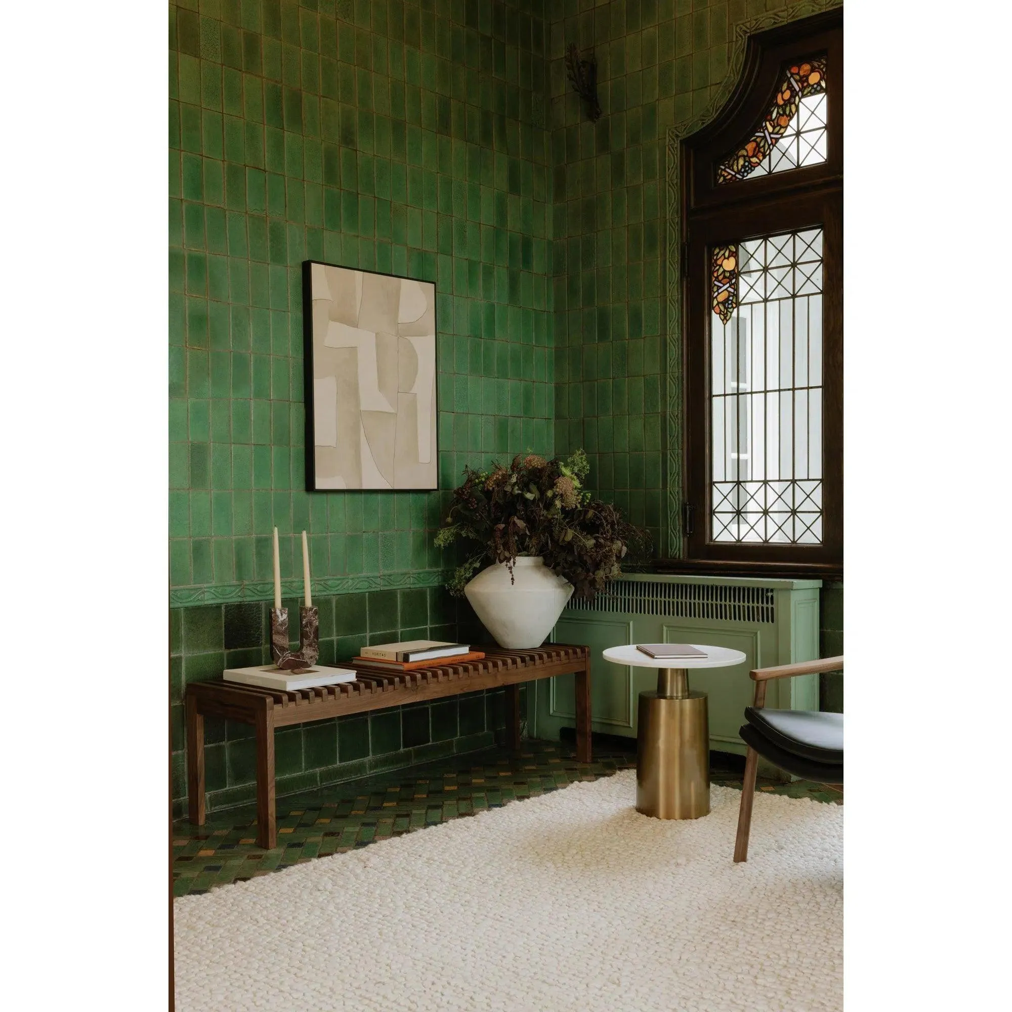 Saga 1 Canvas and Pine Multicolor Wall Art