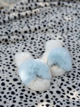 Stowe Plush Slippers | Sky