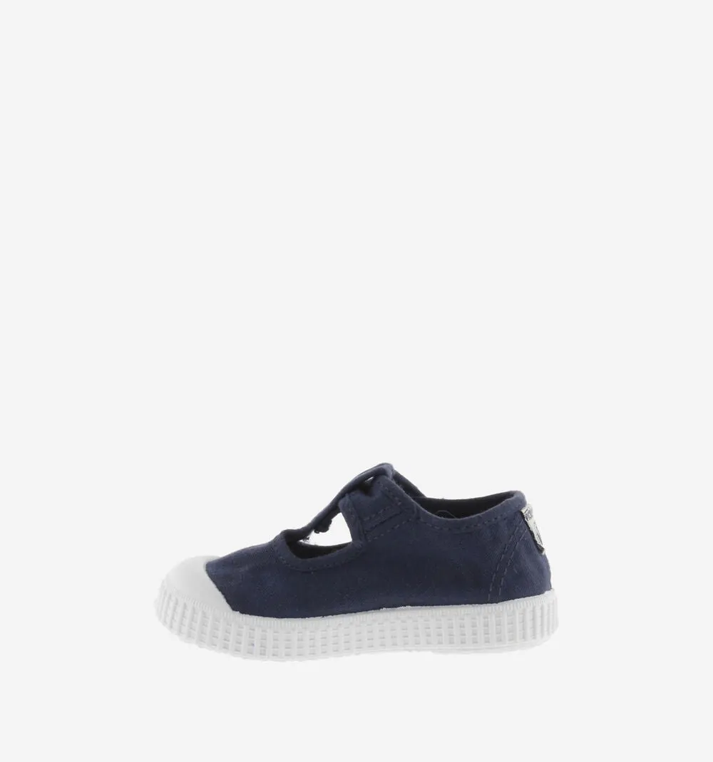 T-Straps Canvas Shoe, Marino/Navy