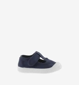 T-Straps Canvas Shoe, Marino/Navy