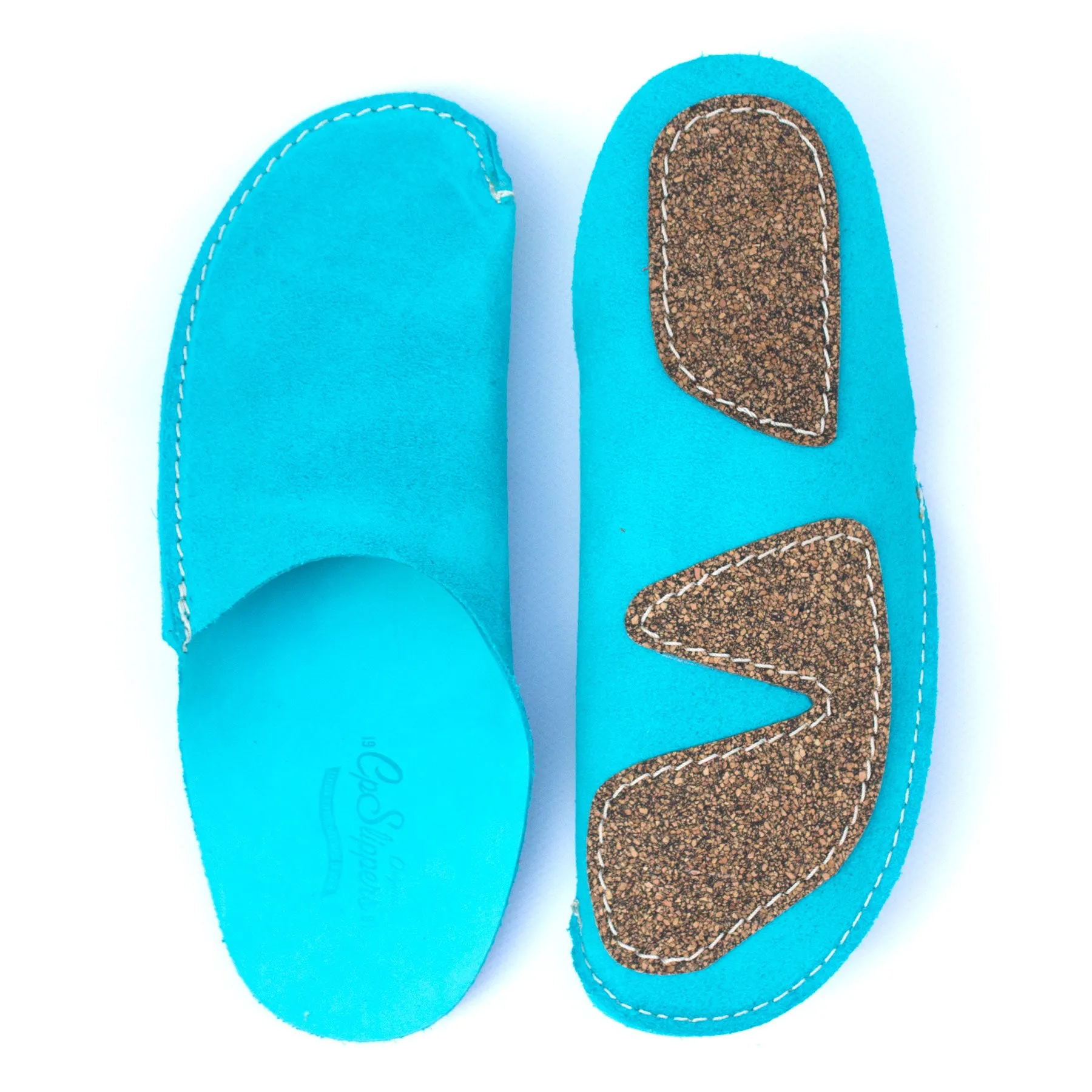 Turquoise CP Slippers Luxe