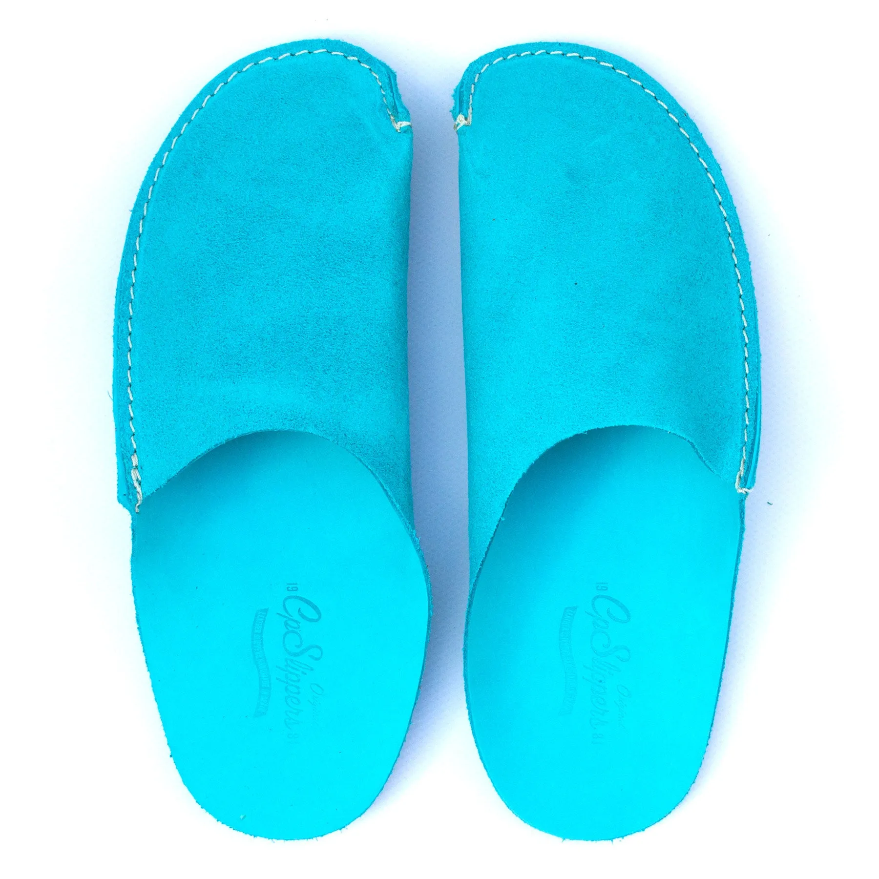 Turquoise CP Slippers Luxe