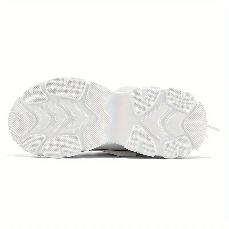 Vintage Chunky LaceUp Sneakers Comfy NonSlip Shoes for Mens Outdoor Adventures