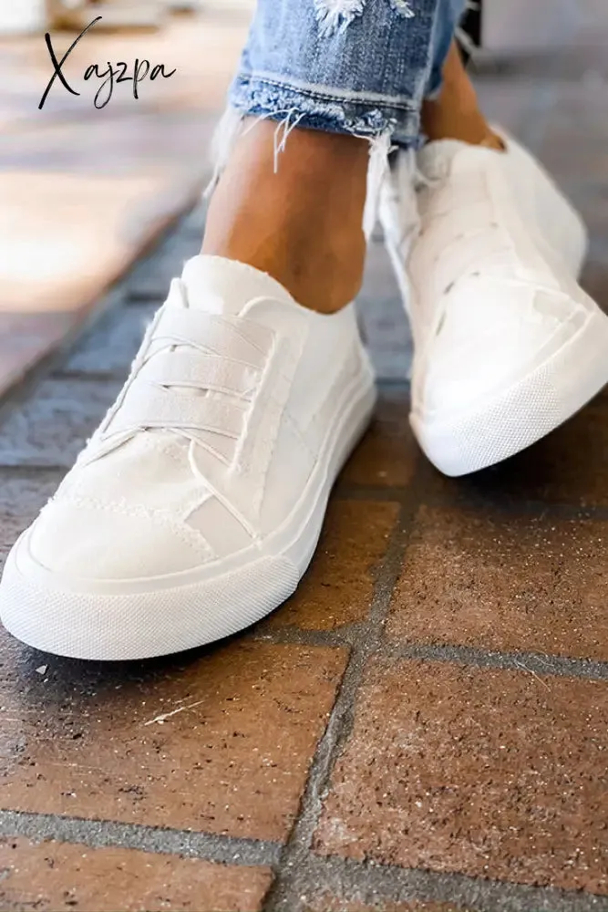 Xajzpa - Love You A Latte Slip On Sneakers