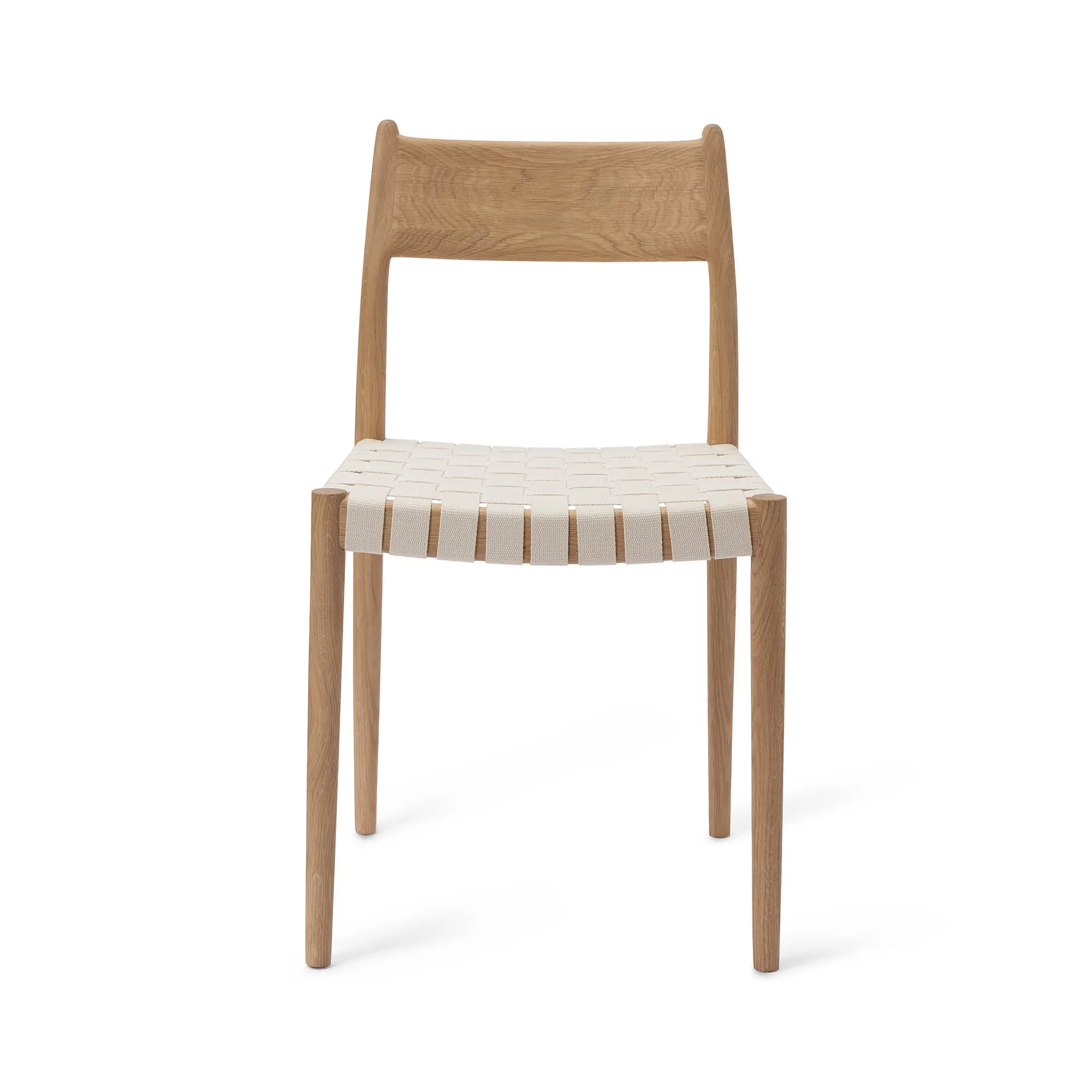 Zenica Dining Chair (Set of 2) [Light Oiled Oak & Natural white]