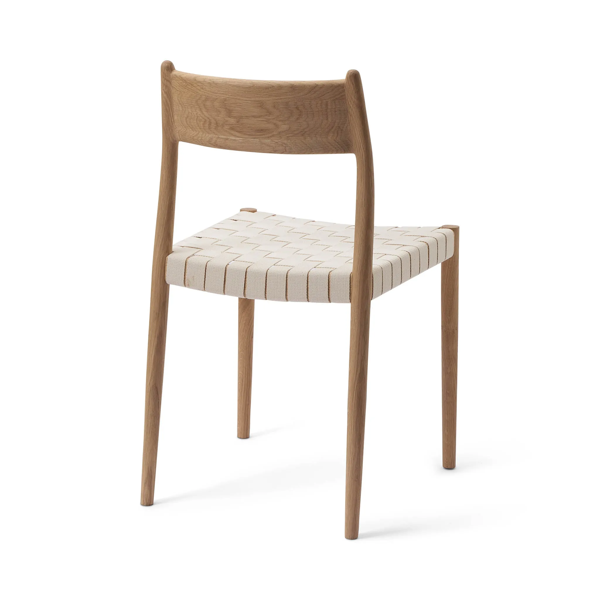 Zenica Dining Chair (Set of 2) [Light Oiled Oak & Natural white]